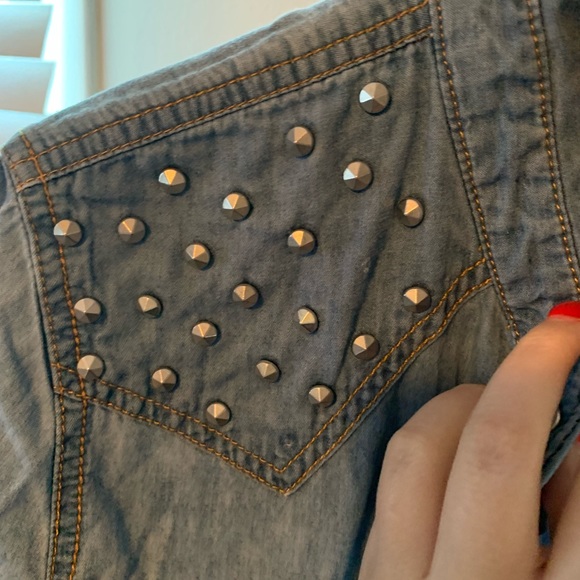 Denim button down - Picture 3 of 3